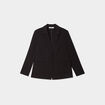Veste blazer oversize noir femme grande taille