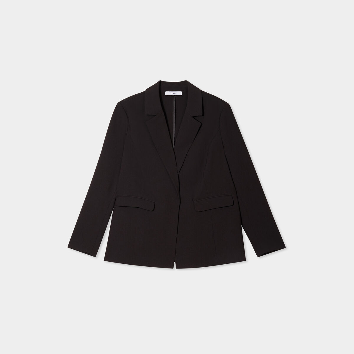 Veste blazer oversize noir femme grande taille