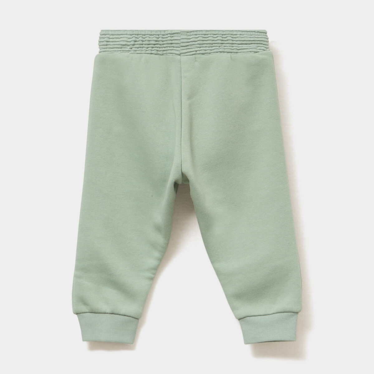 Pantalon de jogging molletonn&eacute; vert pastel b&eacute;b&eacute; gar&ccedil;on