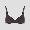 Soutien-gorge corbeille microfibre gris femme