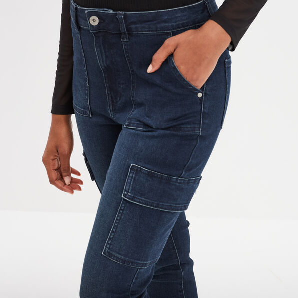 Jeans skinny battle Liberto denim blue black femme