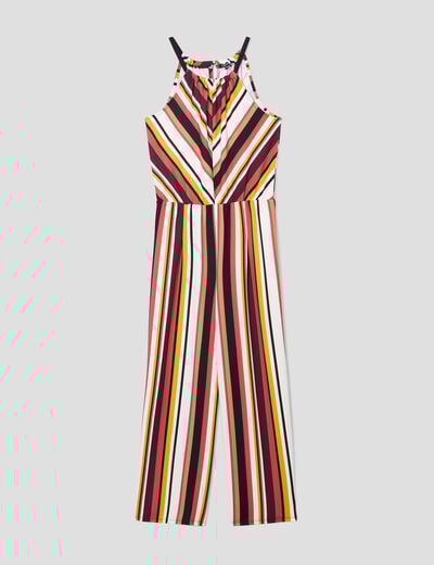 Combinaison pantalon jambes larges multicolore femme
