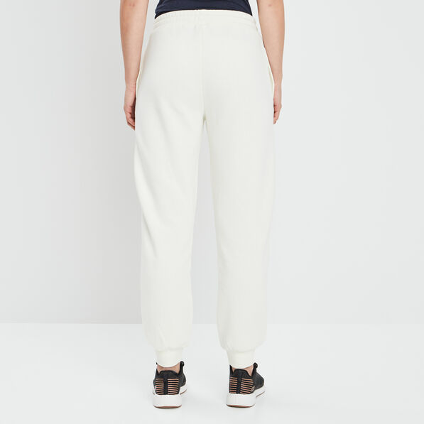 Pantalon jogging droit sable femme