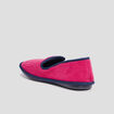 Chaussons à bout rond rose femme