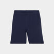 Short jogging droit taille élastiquée bleu marine garçon