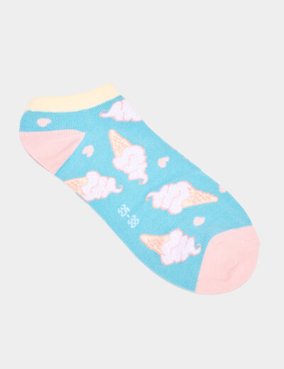 Lot de 5 paires de socquettes multicolore fille