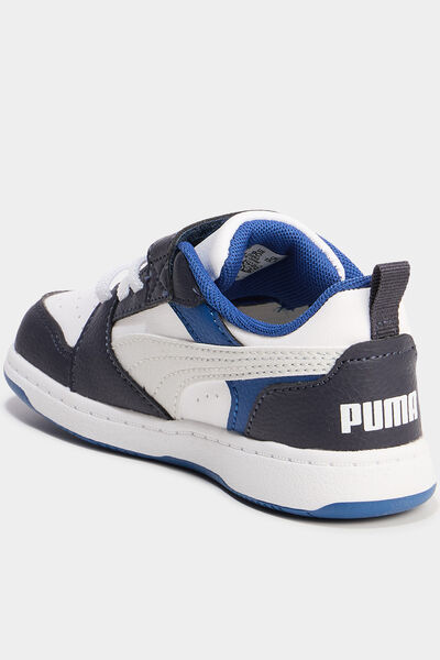 Tennis basses Puma Rebound V6 bleu fonc&eacute; gar&ccedil;on