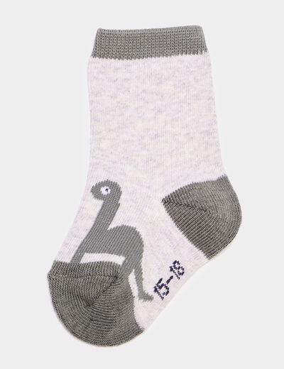 Lot 5 paires chaussettes coton multicolore b&eacute;b&eacute; gar&ccedil;on