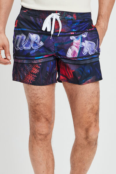 Short de bain Freegun rouge homme