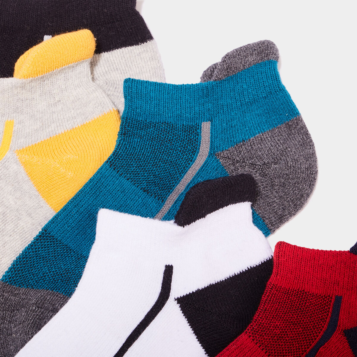 Lot 5 paires soquettes multicolore garçon