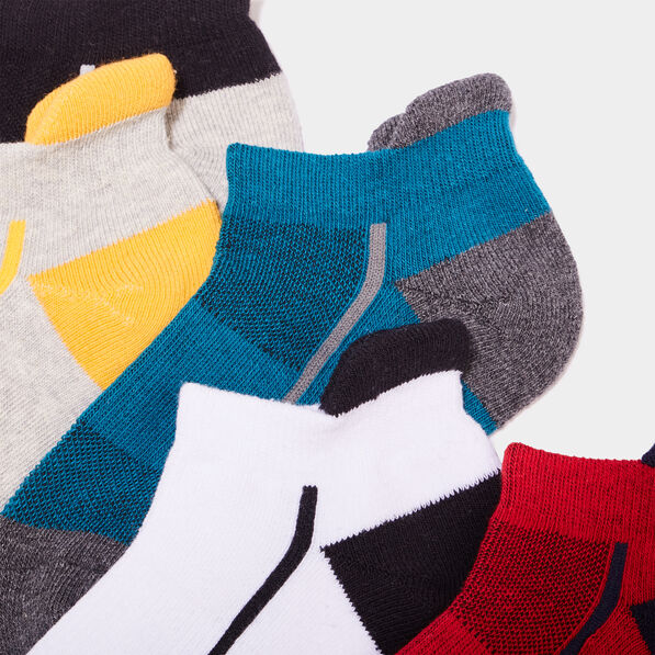 Lot 5 paires soquettes multicolore garçon