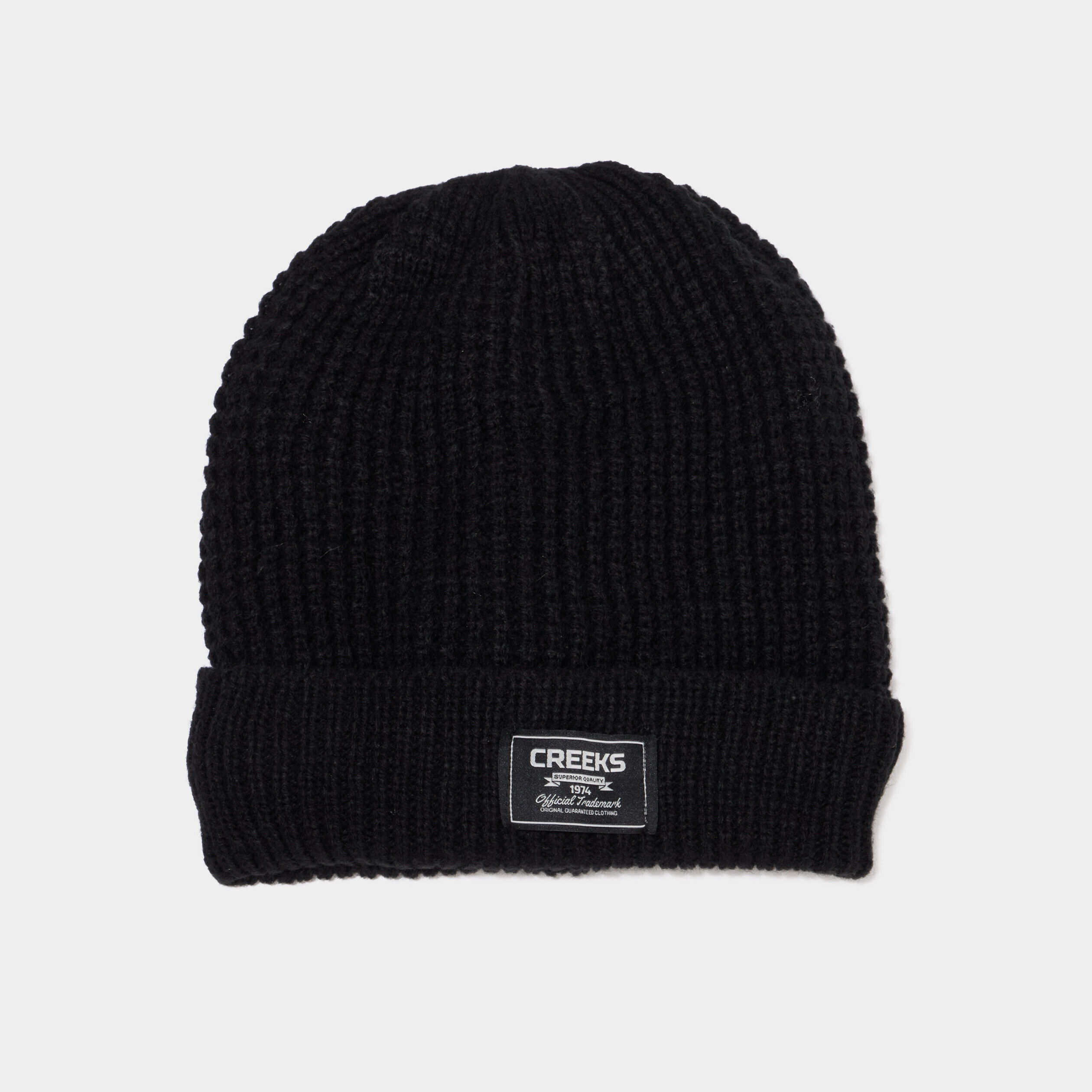 Bonnet tricoté noir homme CREEKS