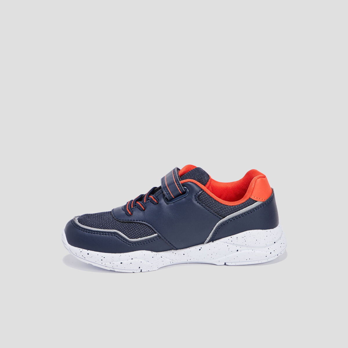 Baskets running à scratchs Creeks bleu marine garçon