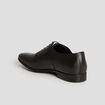 Derbies à lacets en cuir noir homme