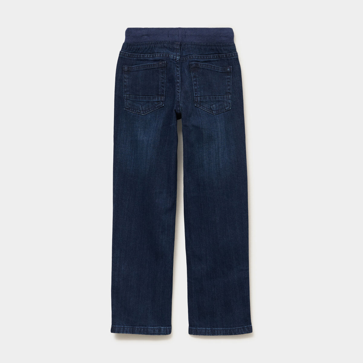 Jeans regular taille &eacute;lastiqu&eacute;e bleu gar&ccedil;on