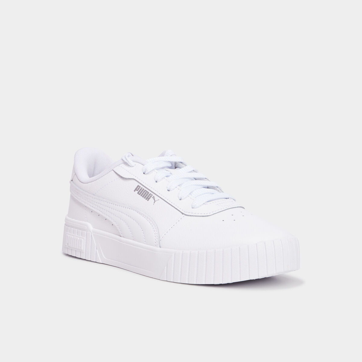Tennis à lacets Puma Carina blanc femme