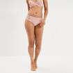 Shorty avec dentelle rose clair femme