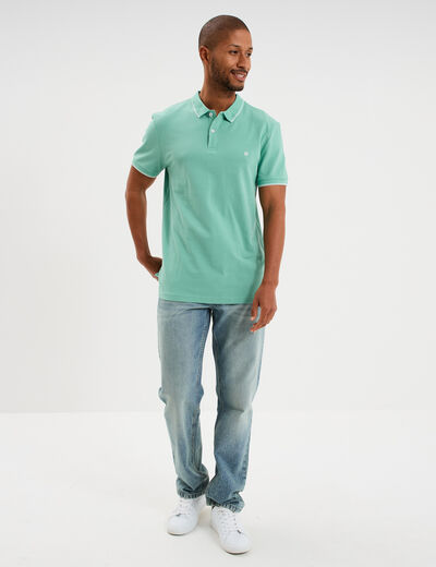 Jean regular 5 poches coton denim double stone homme