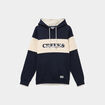 Sweat hoodie 1 poche bleu marine homme