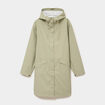 Parka imperm&eacute;able coupe-vent &agrave; capuche vert kaki femme