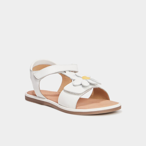 sandales en cuir paritt blanc fille Sandales en cuir Paritt blanc fille