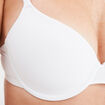 Soutien-gorge corbeille microfibre blanc femme