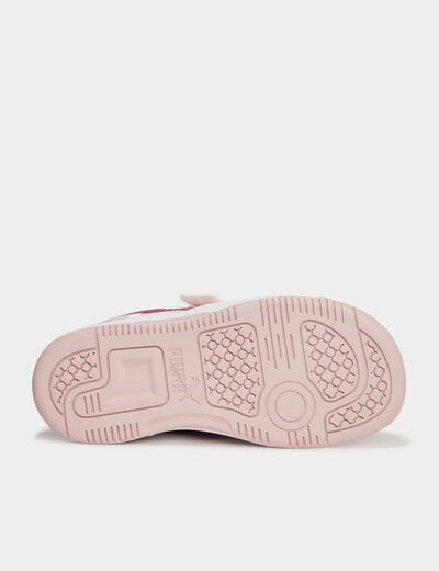 Tennis à lacets Puma rose fushia fille