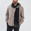 Écharpe à franges noir homme