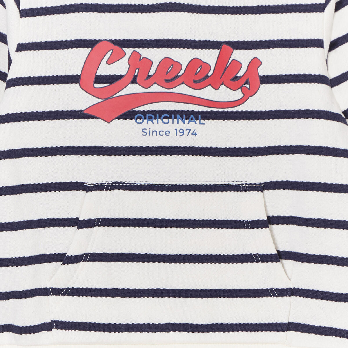 Sweat à capuche hoodie Creeks bleu marine bébé garçon