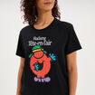 T-shirt madame t&ecirc;te-en-l'air noir femme
