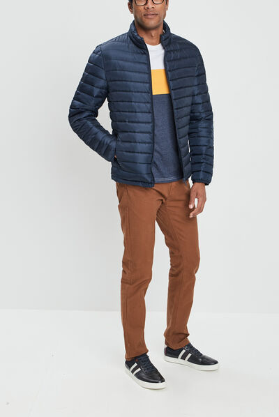 Doudoune droite Creeks bleu marine homme