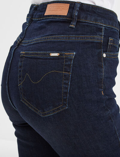 Jeans regular 5 poches coton Creeks denim brut femme