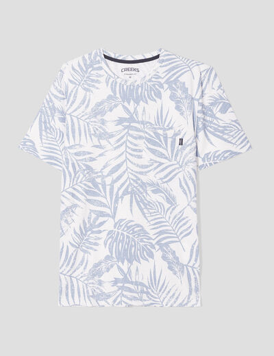 T-shirt manches courtes Creeks bleu homme