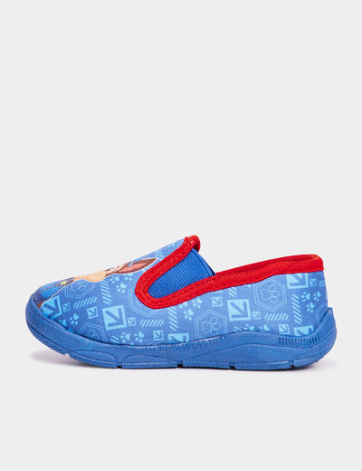 Chaussons élastiqués Pat Patrouille bleu garçon