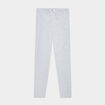 Legging long coton taille &eacute;lastiqu&eacute;e gris fille