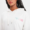 Sweat à capuche hoodie Creeks blanc femme