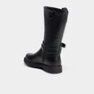 Bottes avec boucles coeurs noir fille