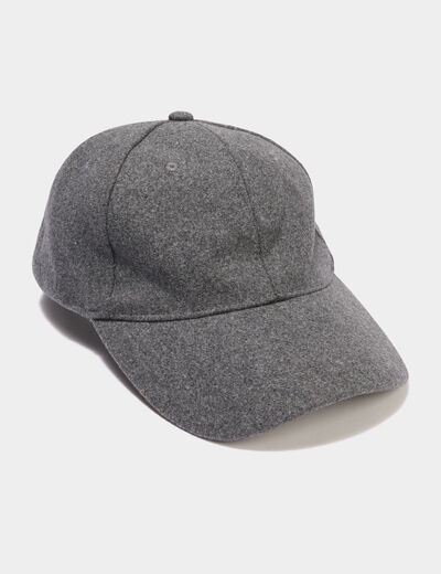 Casquette gris homme