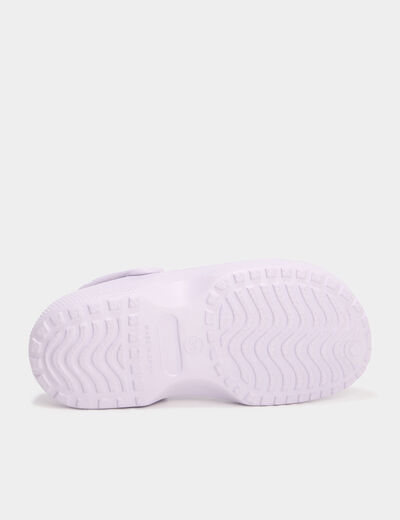 Sabots de plage mauve fille