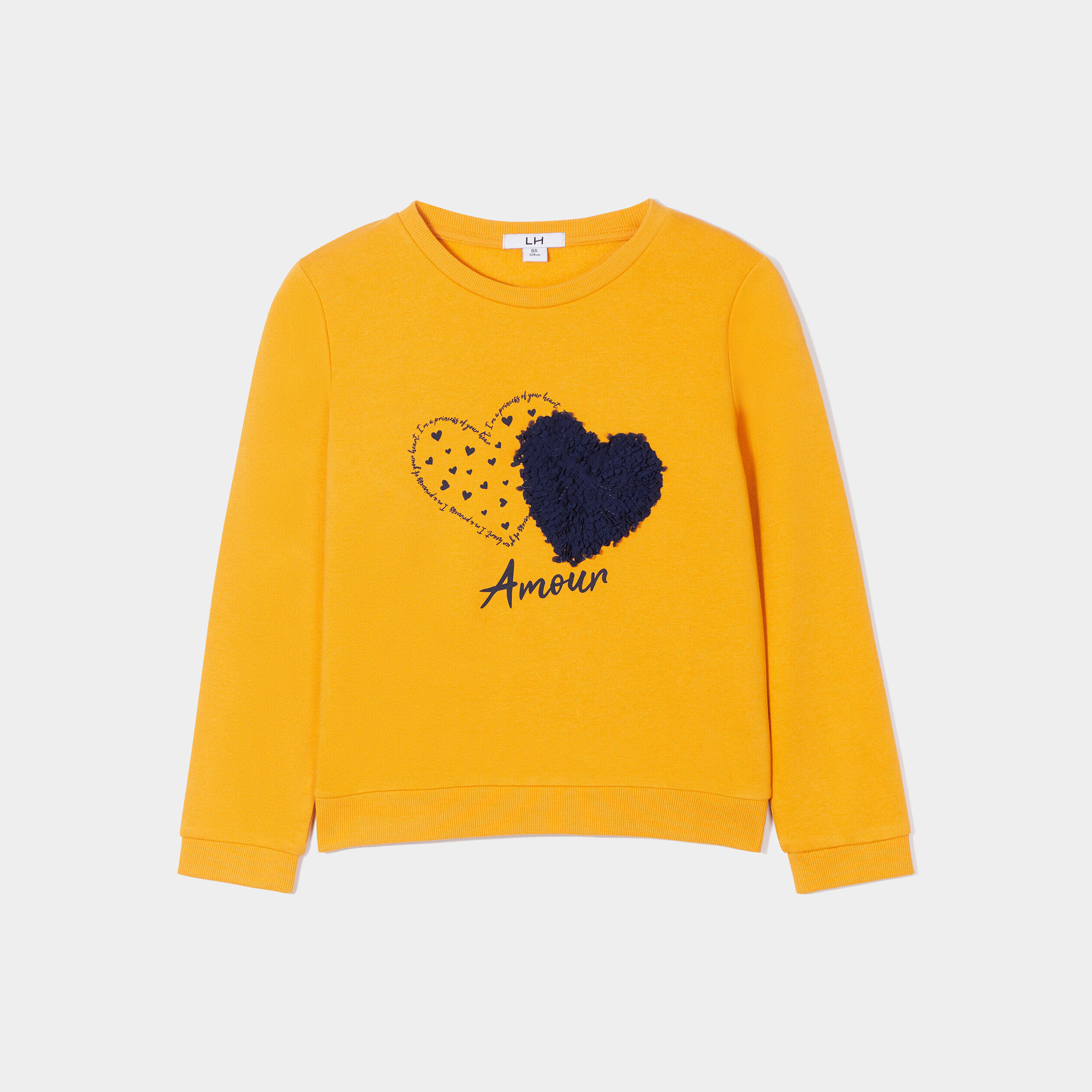 Pull sweat gilet Jaune fille et enfant pas cher La Halle