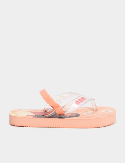 Tongs de plage Vaiana rose fille