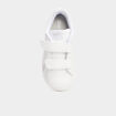 Tennis basses à scratchs Puma Smash blanc garçon