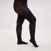 Collants 80D noir femme grande taille