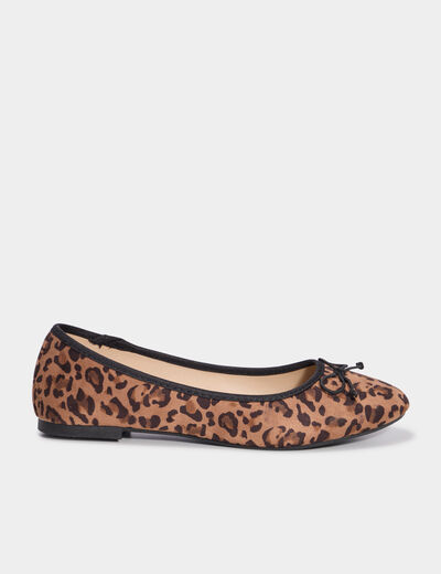 Ballerines avec noeuds multicolore femme