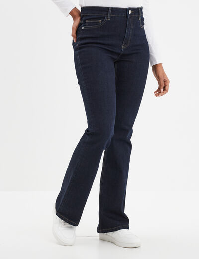 Jeans flare 5 poches Creeks denim brut femme