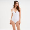 Body triangle ajustable blanc femme