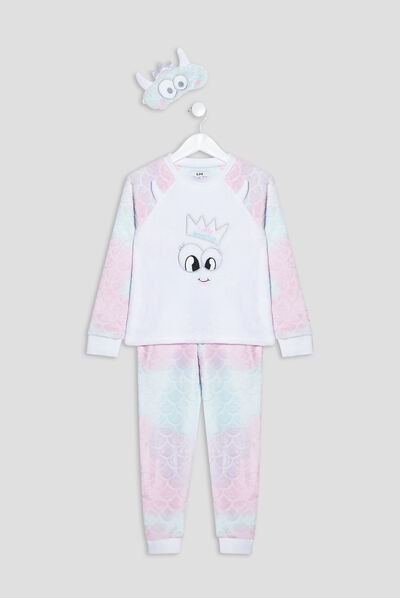 Ensemble pyjama 3 pièces multicolore fille