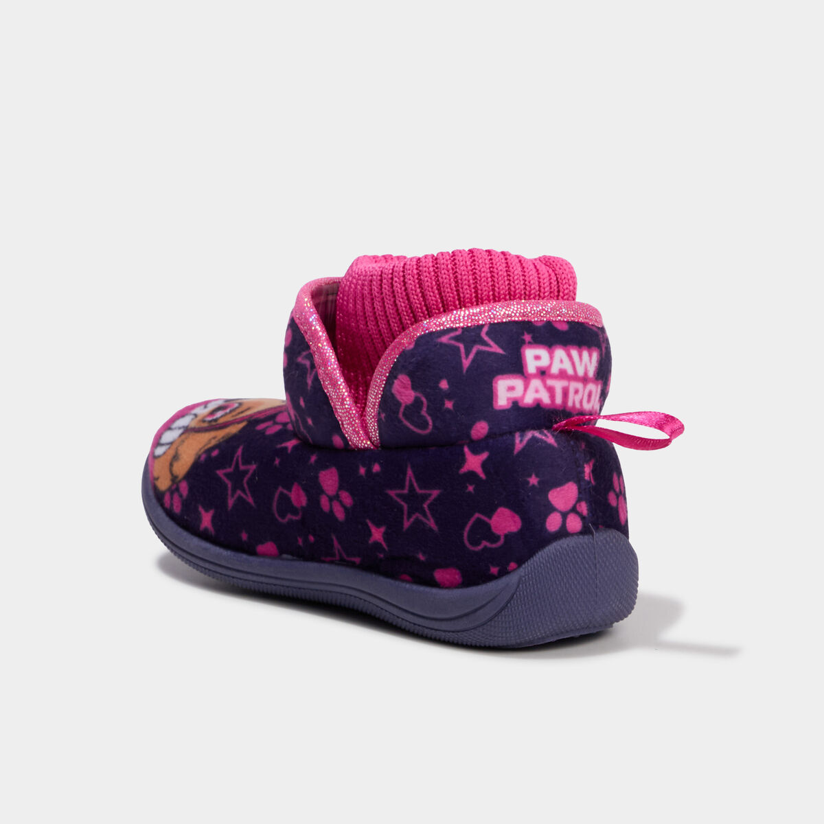 Chaussons chaussettes Pat Patrouille rose fille