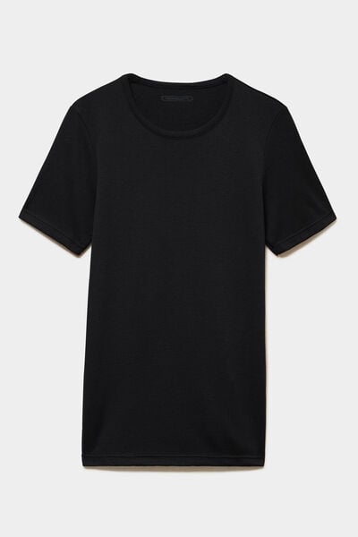 T-shirt thermique Damart x Trappeur noir homme