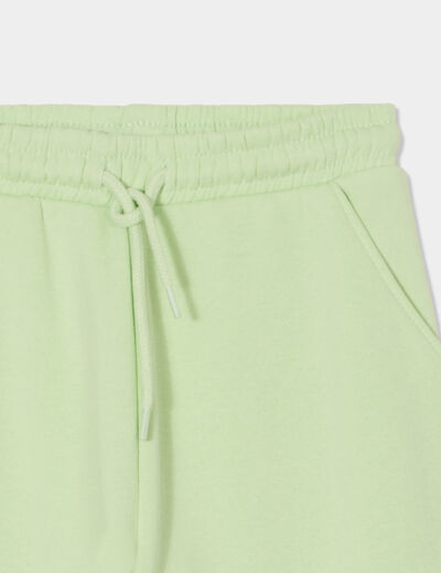Pantalon de jogging droit vert clair fille